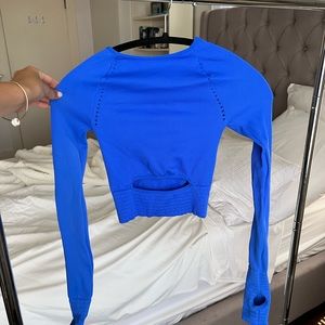 Free People Movement Electric Blue Top